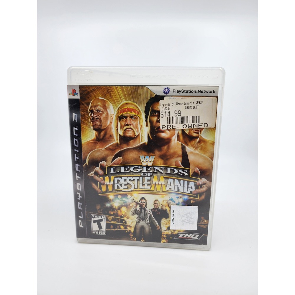 WWE Legends of WrestleMania Sony PlayStation 3 PS3 Game THQ Hulk Hogan Andre